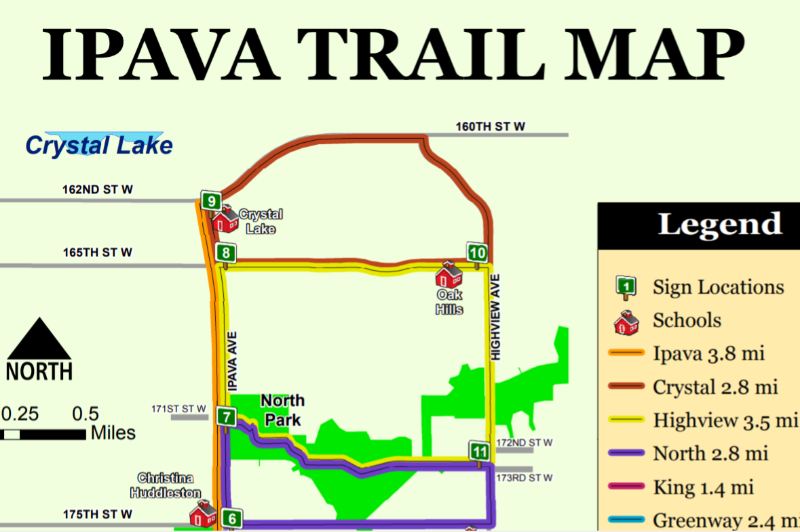 Ipava Avenue Trails Map